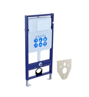 Комплект унитаза с инсталляцией Aquatek Set Aquatek Европа New-KKI2 инсталляция Standard INS-0000012 унитаз Европа AQ1106L-00 крепление к стене